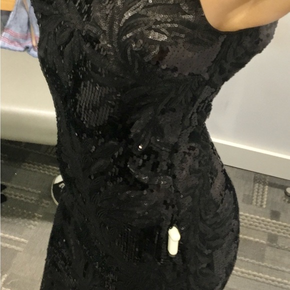 Calvin Klein Classic Sequin Gown - Picture 2 of 4